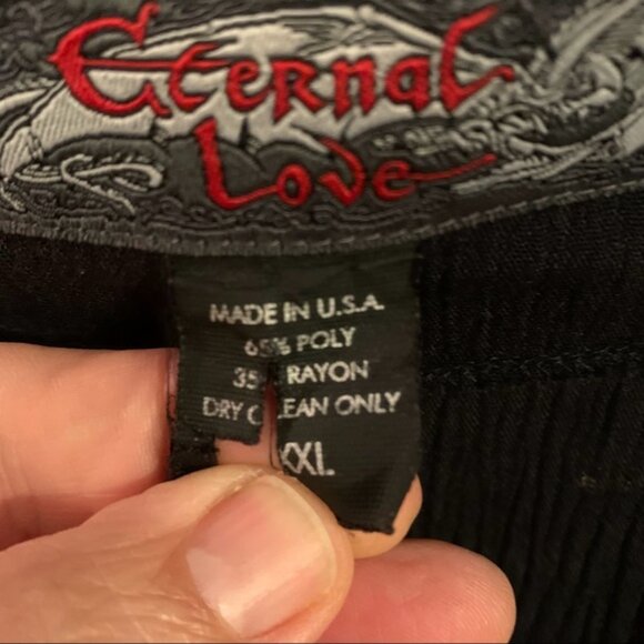 Plus Size Eternal Love Goth Witch black dress XXL - Picture 13 of 14